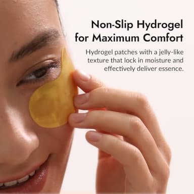 MIZON Under Eye Patches for Puffy Eyes & Dark Circles, 24K Gold & Snail Mucin, 60 Pcs – Anti-Wrinkle Collagen & Peptide Formula – Moisturizing Korean Eye Mask for Elasticity - Image 5