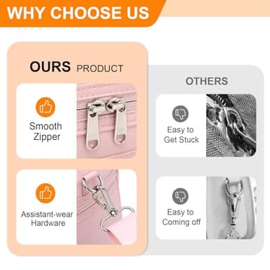 NOL Natural Organic Lifestyle Insulated Lunch Bags for Women Cooler Bag Lightweight Nylon Waterproof Lunch Box For Work - Image 4