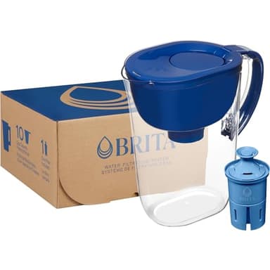 Brita Everyday Elite Water Filter Pitcher, Removes 99% of Lead, Includes 1 Filter, 10-Cup Capacity, Blue - Image 17
