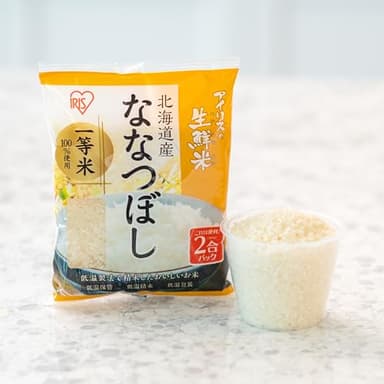 IRIS Ultra Premium Japanese Short Grain White Sticky Sushi Rice, Nanatsuboshi, Dried Uncooked Rice, Gluten Free, Vegan, Low Fat, Product of Japan, 3.3 lb (5-Pack, 300g) - Image 6