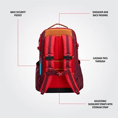 OGIO Men's Alpha 25 Liter, Deep Maroon, 25 - Image 5