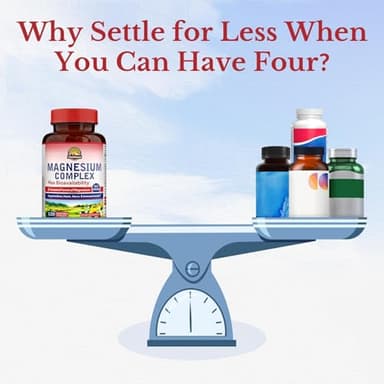 Vitalitown Magnesium Complex Supplement 500mg - NSF Certified Magnesium Glycinate, Malate, Taurate & Citrate - Chelated High Absorption & Gentle on Stomach - Vegan Non-GMO 120 Capsules - Image 6