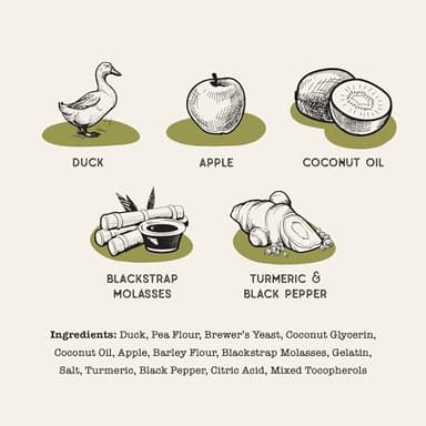 Dog Treat Naturals Duck & Apple Superfood Sticks for Dogs | All-Natural Premium Training Dog Treats | Contains Turmeric for Joint Health | Made with Real Duck & Apple | Made in USA | 10 Ounces - Image 3
