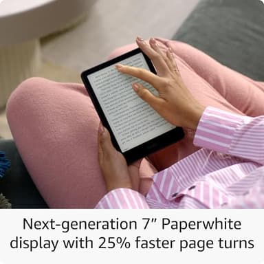 Amazon Kindle Paperwhite Signature Edition 32GB (newest model) – Our fastest Kindle with auto-adjusting front light, wireless charging, and weeks of battery life – Metallic Raspberry - Image 2