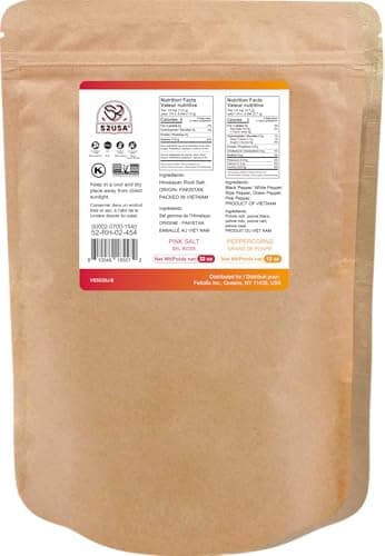 52USA Rainbow Peppercorn Blend 12oz + Himalayan Pink Salt Coarse 2 lb (Pack of 2), Kosher, Packed to Keep Pepper Fresh, Salt and Peppercorns for Grinder Refill - Image 2