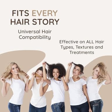 VITAMINS hair cosmetics Keratin Hair Serum for Frizzy and Damaged Hair - Anti Frizz Serum with Biotin, Castor Oil & Collagen for Heat Protection, Shine and Gloss Treatment - 4.25 Fl Oz - Image 7