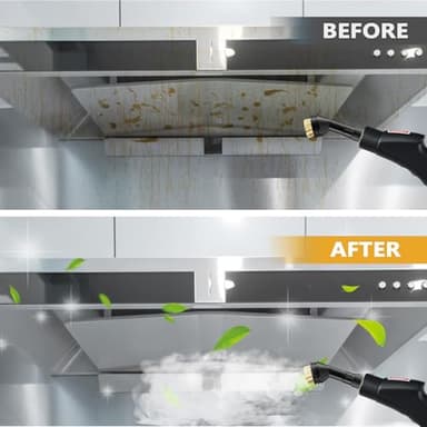 Handheld Steam Cleaner with 1200ml Large Water Tank & High Pressure - for Floors, Upholstery, Grout, Cars, Tiles, Windows, Kitchen - Image 6