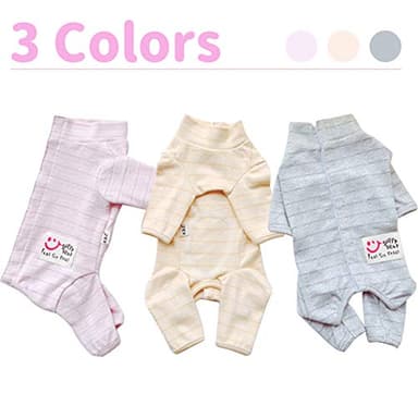 RSS08-Fpink-M Recovery Suit for Surgery - Dog Abdominal Wounds Bandages, Full Coverage Bodysuit for Female Dogs, Prevent Licking - Image 5