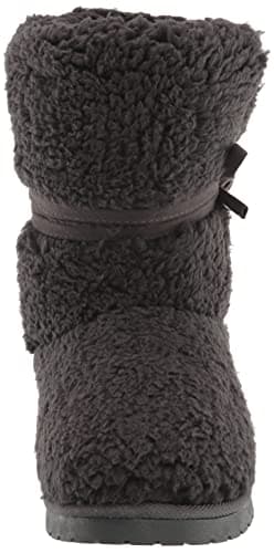 MUK LUKS Women's Clementine Boot, Dark Grey Heather, 7W - Image 2