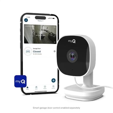 CHAMBERLAIN myQ Smart Indoor Security Camera – 1080p HD Video, Night Vision, Motion Detection, Wi-Fi, Two-Way Audio, Smartphone Control - Image 9