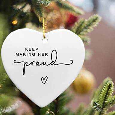 Keep Making Her Proud, Bereavement Keepsake, Loss of Loved One, Anniversary of Passing, Thinking of You, Loss of Mom, Grandmother or Mom Remembrance Gift, Memorial Gift - Image 5