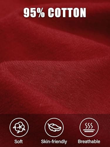 HIFHAF 5 Pack Toddlers Boys' Long Sleeve Tees Soft Cotton Crewneck Basic Long-Sleeve T-Shirts Top - Image 3