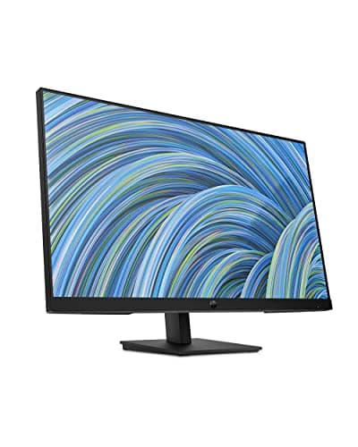 HP 27h Full HD Monitor - Diagonal - IPS Panel & 75Hz Refresh Rate - Smooth Screen - 3-Sided Micro-Edge Bezel - 100mm Height/Tilt Adjust - Built-in Dual Speakers - for Hybrid Workers,Black - Image 1