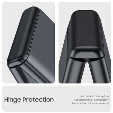 BSNRM for Motorola Razr 2023 Case Full Body Cover & Magnetic Hinge Protection & Ultra Thin Matte PC Shockproof Phone Cover Smartphone Case for Moto Razr 2023 (Black) - Image 7