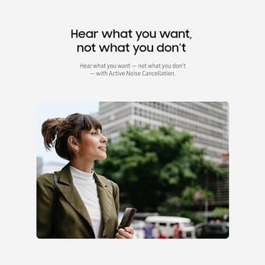 Samsung Galaxy Buds FE True Wireless Bluetooth Earbuds, In-Ear Secure Fit, Noise Cancelling, Auto Switch Audio, Touch Control, Built-in Voice Assistant, White [US Version, 1Yr Manufacturer Warranty] - Image 7