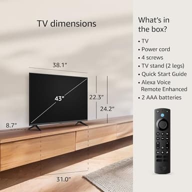 Amazon Fire TV 43" 4-Series 4K UHD smart TV, stream live TV without cable, 2024 release - Image 5