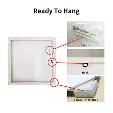 Hardy Gallery Abstract Birds Picture Wall Art: Colorful Animal Birds & Grass Painting Canvas Print Artwork for Wall (12” x 12” x 2 Panels) - Image 7