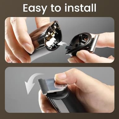 SHPAVVER Beard Trimmer for Men: Professional Barber Hair Clippers - 16-in-1 Cordless Grooming Kit - Waterproof Electric Razor with Turbo Speed & Precision Blades - Image 8