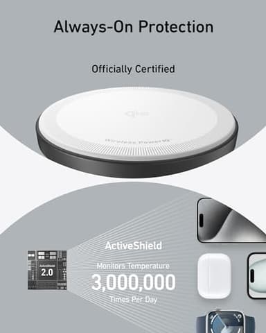 Anker MagSafe Charger Stand, iPhone 17 Wireless Charging Station, MagGo 3 in 1 Charging Station, Qi2 Certified 15W Wireless Charger, Desk Accessory, for iPhone 17/16/15/14/13/12, Apple Watch, AirPods - Image 6