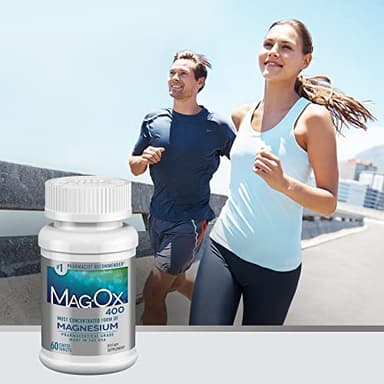 Mag-Ox Magnesium Supplement, Pharmaceutical Grade Magnesium Oxide 483mg, Most Concentrated Form of Magnesium, 120 Tablets - Image 5
