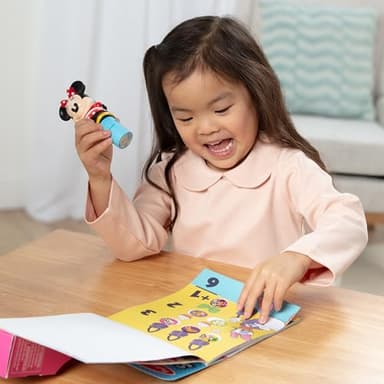 Melissa & Doug Sticker Wow!™ 24-Page Activity Pad and Sticker Stamper, 300 Stickers, Arts and Crafts Fidget Toy Collectible Character – Disney Minnie Mouse - for Kids Ages 3+ - FSC Certified - Image 8
