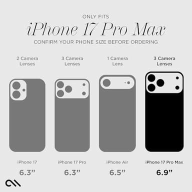 Case-Mate Soap Bubble iPhone 17 Pro Max Case [Compatible with MagSafe] - Liquid Glitter Phone Case with 12ft Drop Protection - Premium Magnetic Cover for iPhone 17 Pro Max - Iridescent Waterfall - Image 2