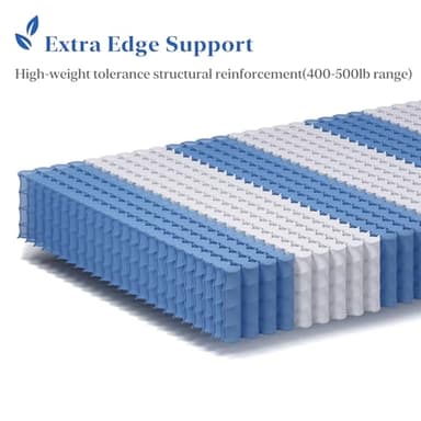 Queen Mattress, 12-Inch Deluxe Hybrid Mattresses, Fiberglass-Free Memory Foam Mattress in a Box, Individual Pocket Spring-Motion Isolation-Medium Firm-Extra Edge Support,365 Nights Trial,CertiPUR-US - Image 3