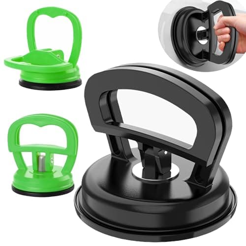 Auronp Dent Puller,Car Dent Puller,3 Pack Handle Lifter,Powerful Car Dent Remover,Suction Cup Dent Puller and Paintless Dent Repair Kit for Car Body Dent 5.4in - Image 1