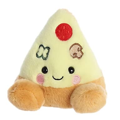 Aurora® Adorable Palm Pals™ Peppa Pizza Slice™ Stuffed Animal - Pocket-Sized Play - Collectable Fun - Brown 5 Inches - Image 5