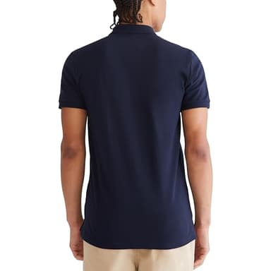 AEROPOSTALE Men's Polo, Heritage Navy, Large - Image 3