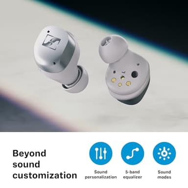 Sennheiser MOMENTUM True Wireless 4 Smart Earbuds with Bluetooth 5.4, Crystal-Clear Sound, Comfortable Design, 30-Hour Battery Life, Adaptive ANC, LE Audio and Auracast - Black Graphite - Image 7