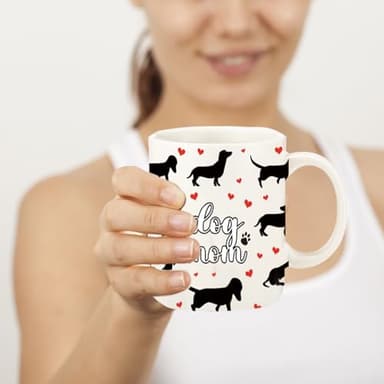 Ywduoying Dog Mom Gifts for Women - Funny for Dog Lover, Mom, Sister - Birthday Coffee Mug With Socks - Image 5