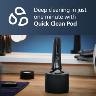 Philips Norelco Shaver Series 9400 Wet and Dry Electric Shaver, with Lift and Cut Shaving System and SenseIQ Technology, Pop-up Trimmer, Model S9606/80 - Image 6