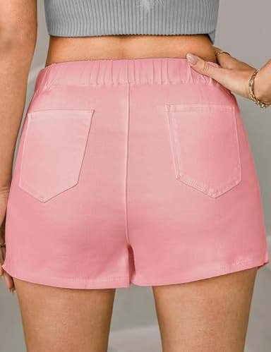 Luvamia Asymmetrical Skort - Skirts for Women Summer Resort Wear 2024 - Gossamer Pink X-Large (Size 16 / 18) - Image 2