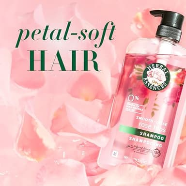 Herbal Essences Shampoo & Conditioner Set, Smooth Collection, Paraben-Free, Color-Safe, with Rose Hips & Vitamin E, 29.2 Fl Oz Each, 2-Pack - Image 6