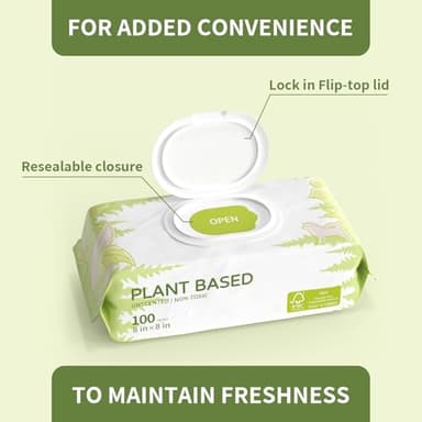 400 Unscented Dog Wipes for Paws and Butt Plant Based Hypoallergenic Pets Cleansing & Deodorizing Anal Gland Hygienic Puppy Wipes for Dogs Face and Body Cat Wipes Cleaning Fur Doggie Wipes Doggy Wipes - Image 5