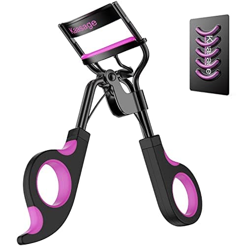 Kaasage Eyelash Curler with Pads, Lash Curler with 5 Extra Silicone Replacement Pads, Achieve Perfect Curls in 5 Seconds - Image 1