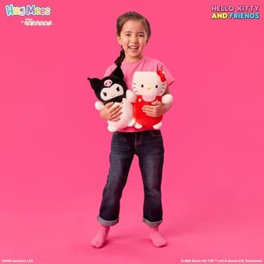 Squishmallows Original Sanrio 10-Inch Kuromi HugMees - Medium-Sized Ultrasoft Official Jazwares Plush - Image 2