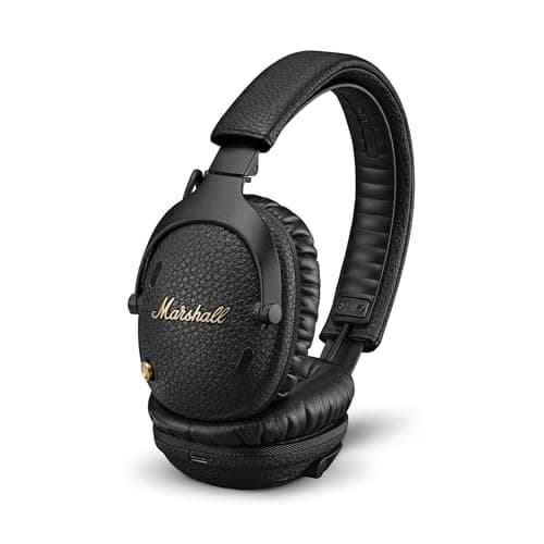 Marshall Monitor III A.N.C. Over-Ear Bluetooth Headphones - Active Noise Cancelling with Microphone | 100+ Hrs Wireless Playtime | Lightweight, Foldable Design for Travel - Black - Image 1