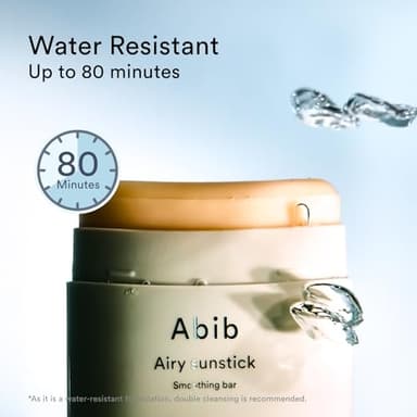 Abib Airy Sunstick Protection Bar Broad Spectrum SPF50+ 0.81 oz / 23 g (Semi- matte) | Korean Suncreen Stick Suncare Sunblock, No Whitecast, Protector Solar Barra, Water resistant - Image 5