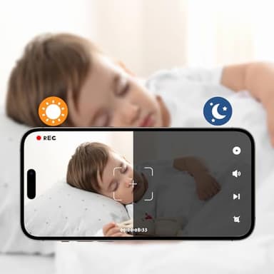 2K Mini Camera, HD Hidden Camera, WiFi Wireless Nanny Cam for Pet, Baby, Office Security, Micro Small Monitor Camera with App Control, Cloud Storage & SD Storage - Image 5