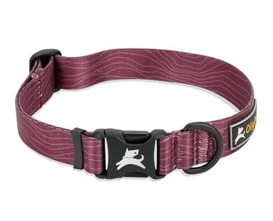 OllyDog Flagstaff Collar, Adjustable Soft Puppy Collars with Quick Release Buckle, Ideal Dog Collar for Everyday Use and Adventures (Medium, Rosewood Woodgrain) - Image 7