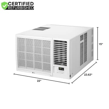 LG R-LW1223ERSM-BG-W20 12,200 BTU Smart Wi-Fi Enabled Window Air Conditioner (Renewed) - Image 8