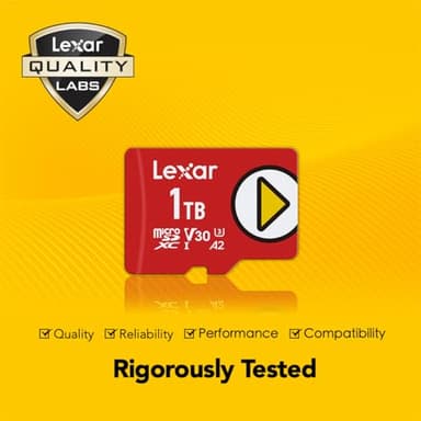 Lexar 1TB PLAY micro SD Card, UHS-I, C10, U3, V30, A2, Full HD, 4K, Up To 160/100 MB/s microSDXC Memory Card, Expanded Storage for Nintendo Switch, Gaming, Smartphones, Tablets (LMSPLAY001T-BNNNU) - Image 6