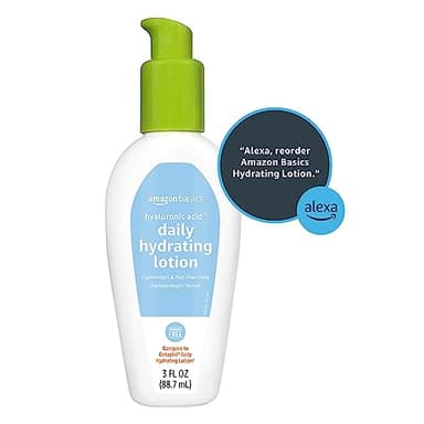 Amazon Basics Hyaluronic Acid Face Lotion, Hydrating, 3 Fluid Ounces (1-Pack), Perfect for Daily Use - Image 7