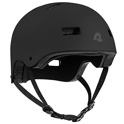 Retrospec Dakota Bicycle / Skateboard Helmet for Adults - Commuter, Bike, Skate, Scooter, Longboard & Incline Skating - Highly Protective & Premium Ventilation-Medium- Matte Black - Image 1