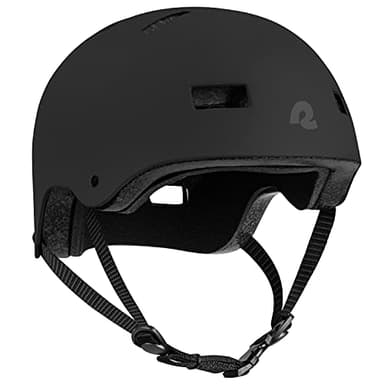 Retrospec Dakota Bicycle / Skateboard Helmet for Adults - Commuter, Bike, Skate, Scooter, Longboard & Incline Skating - Highly Protective & Premium Ventilation-Medium- Matte Black - Image 1