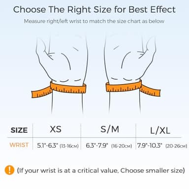 FREETOO Carpal Tunnel Wrist Brace Night Support Fit Right Hand for Work, Pain Relief Wrist Splint for Tendonitis, Sprain, Strain, Rigid Hand Brace for Arthritis for Women and Men (S/M, Black/Pink) - Image 6