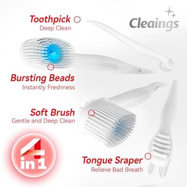 cleaings® Mini Disposable Toothbrush Set with Toothpaste – Travel Essentials, Portable Toothbrush for Women & Men, Camping, Road Trip, Vacation, 24 Count-Mint Flavor（Pack of 1） - Image 7