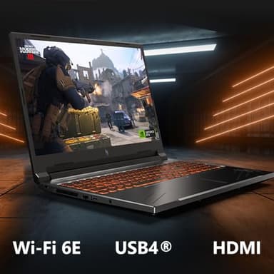 acer Nitro V Gaming Laptop | AMD Ryzen 7 8845HS Octa-Core AI Capable Processor | NVIDIA GeForce RTX 4060 GPU | 16" WUXGA IPS 165Hz Display | 16GB DDR5 | 1TB Gen 4 SSD | Wi-Fi 6E | ANV16-41-R5J0 - Image 9
